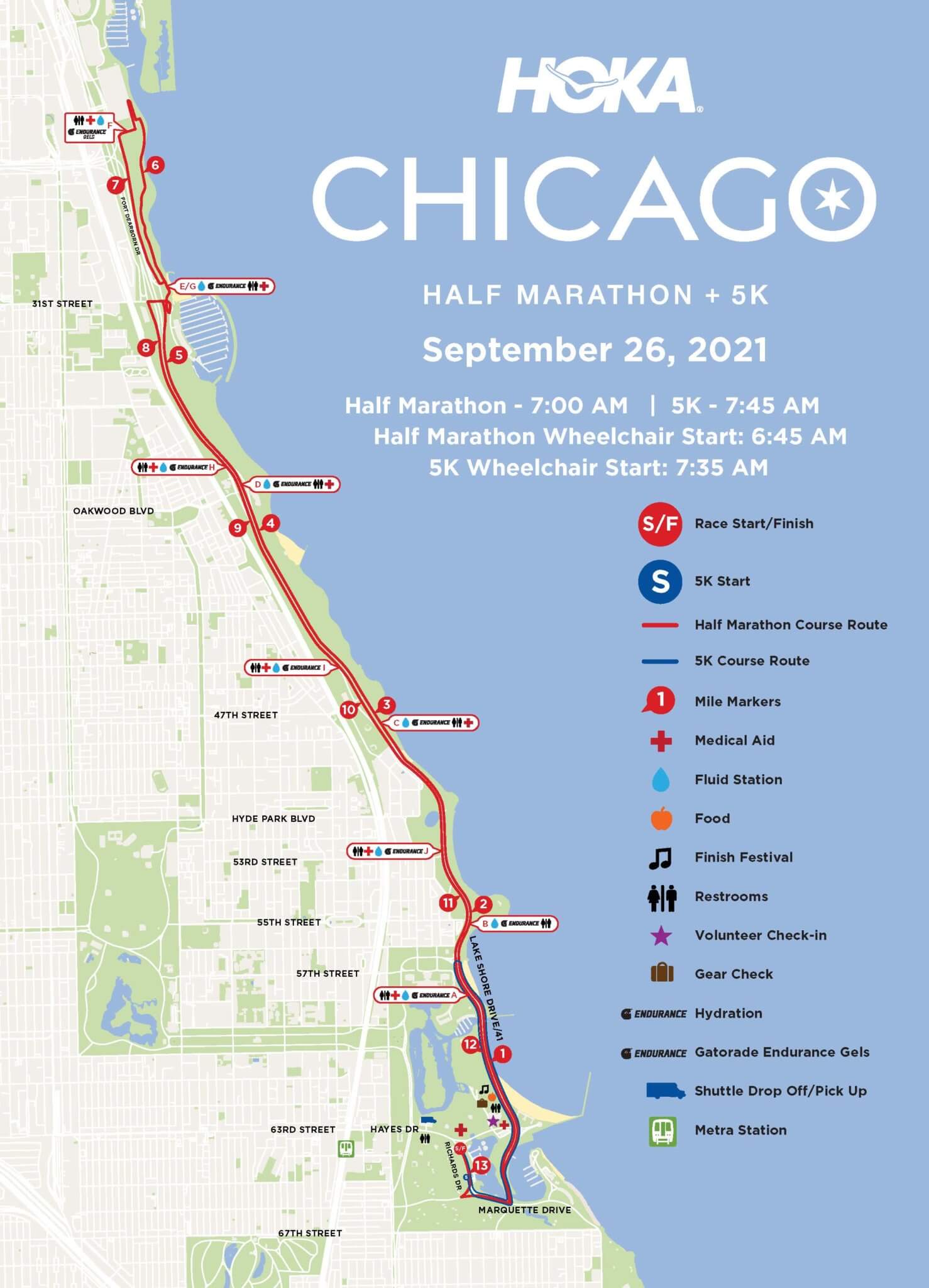 Hoka Chicago half marathon r/running