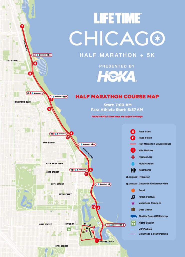 Race Information Chicago Half Marathon and 5K